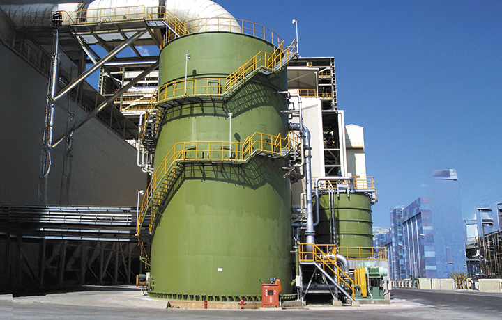 燃焼排ガス処理装置